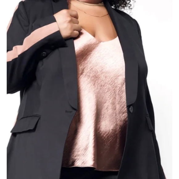 Wildfang Metallic Rose Brown The Empower Cami Top - Picture 1 of 6
